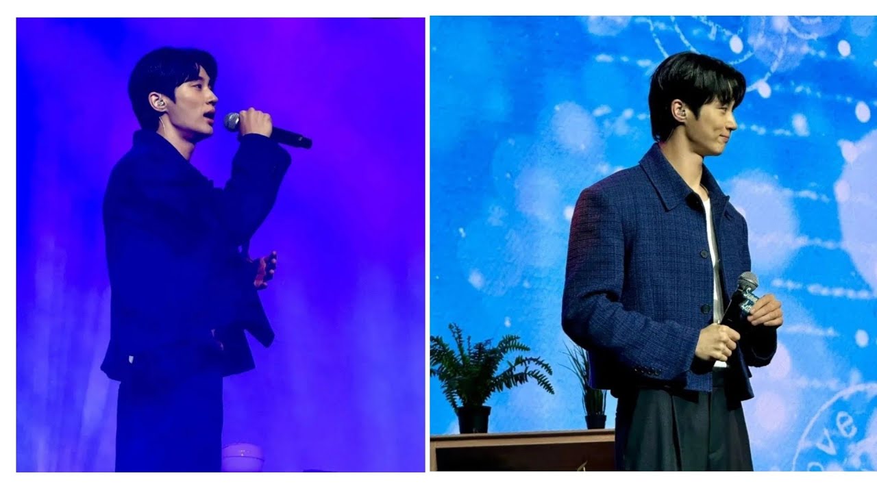 Byeon Woo Seok in Manila - Singing I Think I Did - YouTube