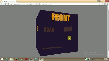 3D CUBE IN CSS (PURE CSS)
