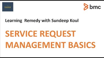 BMC Service Request Management-SRD Creation
