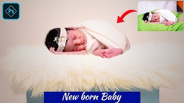Baby Photo Editing | New Born Baby Photo Manipulation Photoshop Tutorial | Leela VFX School