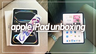Unboxing & Setting Up My *NEW* 2024 M4 Apple iPad Pro 11” | first impressions & how I plan to use it