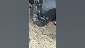 Spring making - Amazing tools machine making a difference to work#shorts #cnc #cncmachine #easywork