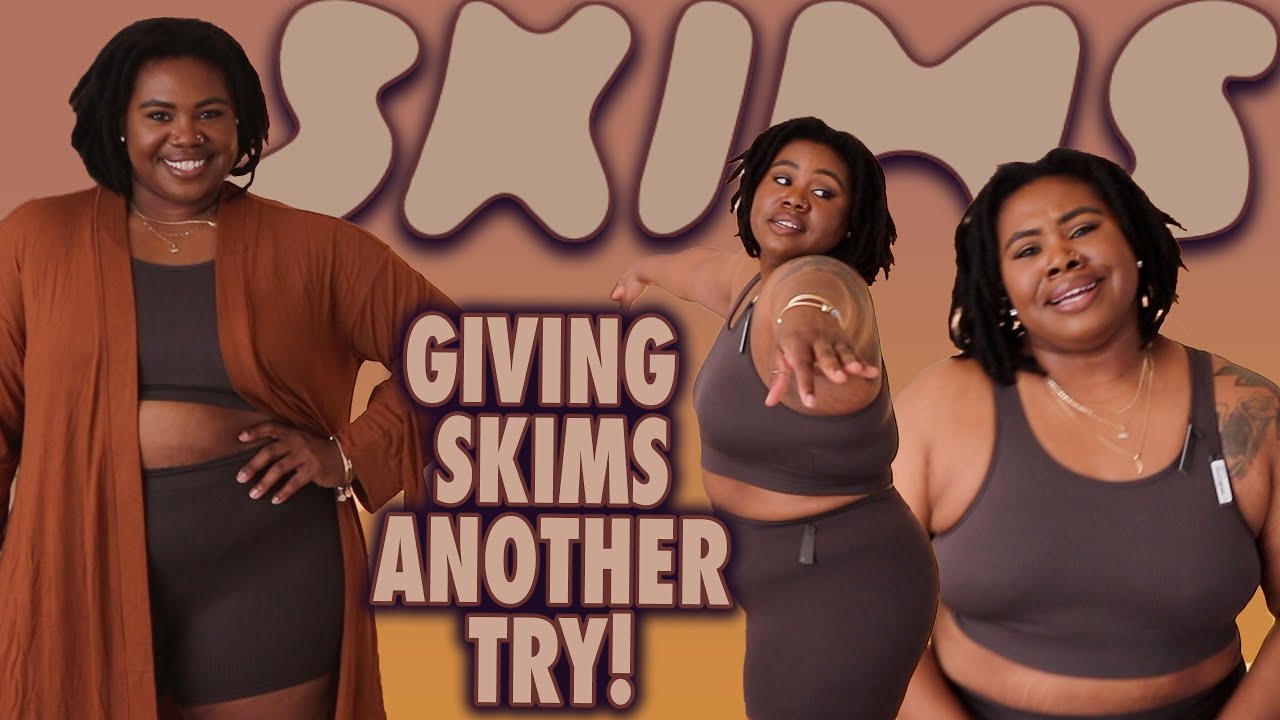 FITS EVERYBODY?! HONEST KIM KARDASHIAN SKIMS REVIEW! PLUS SIZE 18