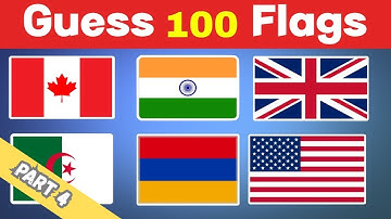 Guess the Country by the Flag Quiz part 4 | Can You Guess 200 Flags? 🚩
