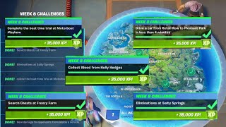 All Week 8 Challenges {Fortnite Chapter 2 Season 3}