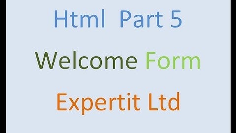 Html Part 5
