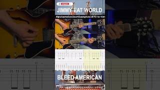 Bleed American - Jimmy Eat World - Guitar Demonstration #bleedamerican #dropdtuning #jimmyeatworld