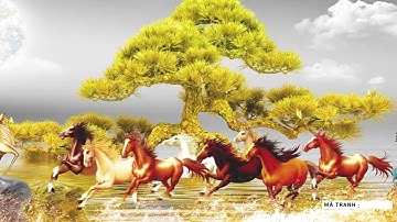 TRANH 3D TÙNG DƯƠNG - BST TRANH TREO - TRANH MÃ ĐÁO THÀNH CÔNG