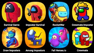 Survival Game, Imposter Survival, Rocket War, Crewmate Imposter, Draw Imposters, Among Impostors screenshot 2
