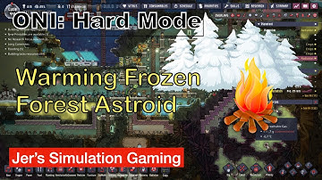 Oxygen Not Included: Hard Mode 19 - Warming Frozen Forest Astroid