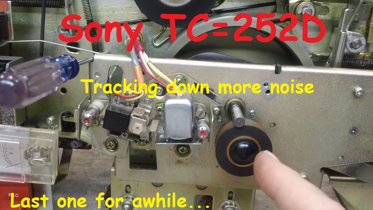 DERB - Sony TC-252D Stereo tape deck - more fixing 