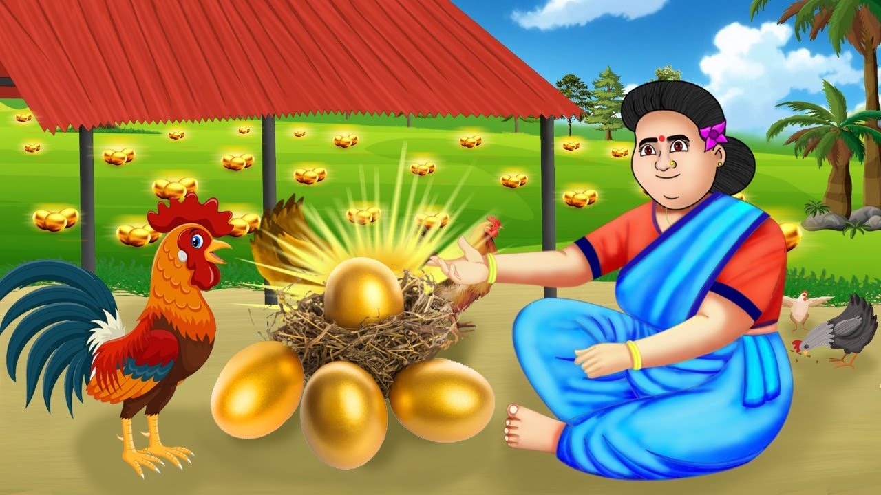 जादुई सुनहरा अंडे Magical Chicken Golden Eggs Comedy Video Hindi