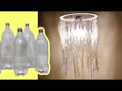 Recycle Plastic Bottles / Make a Chandelier for Your Home / Decorating Ideas