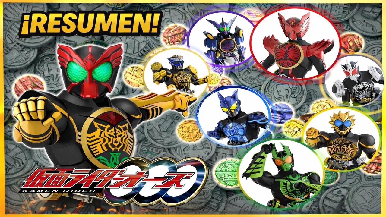 Kamen Rider OOO: La Lucha por el Poder de las Medallas [Resumen]