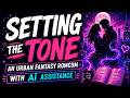 Editing and Revising An Urban Fantasy Romcom with AI Assistance