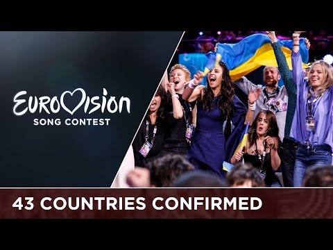 43 countries will participate at Eurovision 2017!