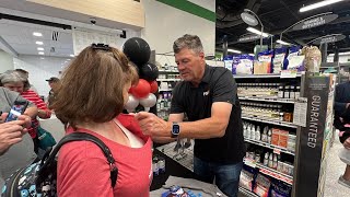 Kathy meets Michael Waltrip, and we do Fan Zone @ Daytona 2024