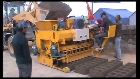 QMY6-25 mobile cement block making machine from Zonshare