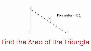 Find the Area of Triangle | Math Olympiad