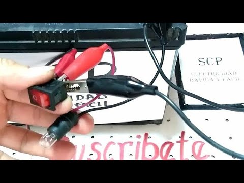 Como Conectar Interruptor ON/OFF con Luz - YouTube