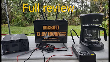 ADCBATT 12.8v 100amp LiFePO4 real world test/review