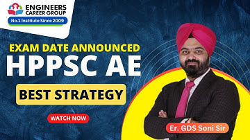 HPPSC AE Jal Shakti Exam Strategy || HPPSC AE Exam Date Announced || HPPSC AE Exam Date Released