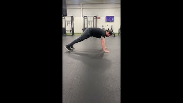 Push Up + Alternating Toe Touch