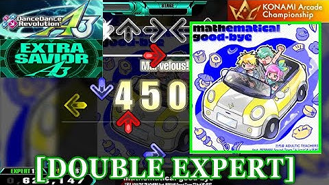 【DDR A3】 mathematical good-bye [DOUBLE EXPERT] 譜面確認+Clap
