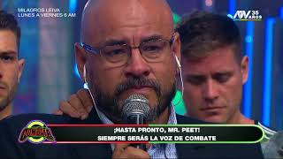 PETER AREVALO "MR PEET" SE DESPIDE DE COMBATE PARA IRSE A LA CADENA FOX SPORT CBT 20.04.18