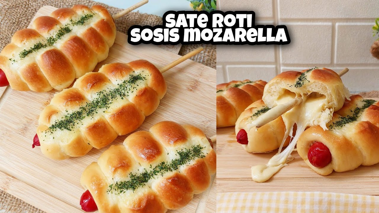 1 SATE 3 TUSUK ISIAN DIBALUT ROTI YG LEMBUT EMPUKNYA TAHAN LAMA!! IDE