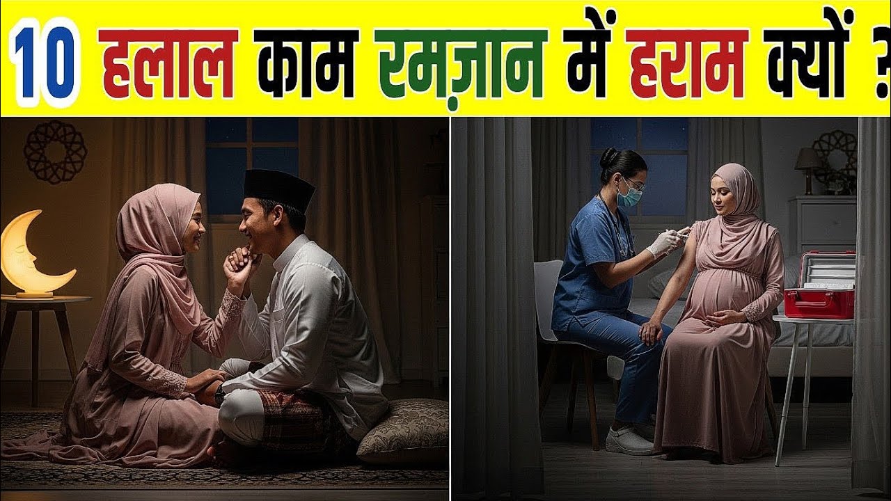 Ramzan 2026: 10 Halaal Kaam Jo Ramzan Mein Haram Ho Jate Hain | Shocking Islamic Reminder Must Watch