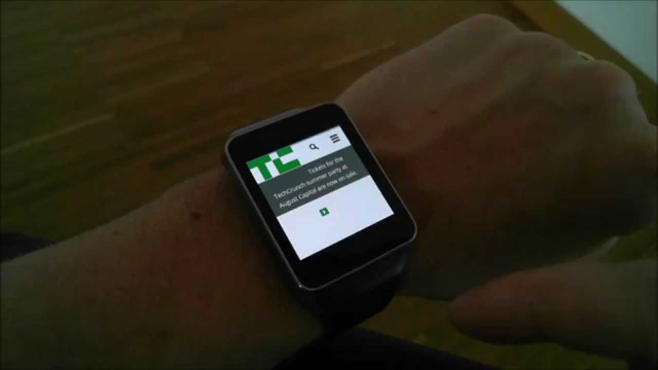smartwatch with internet browser