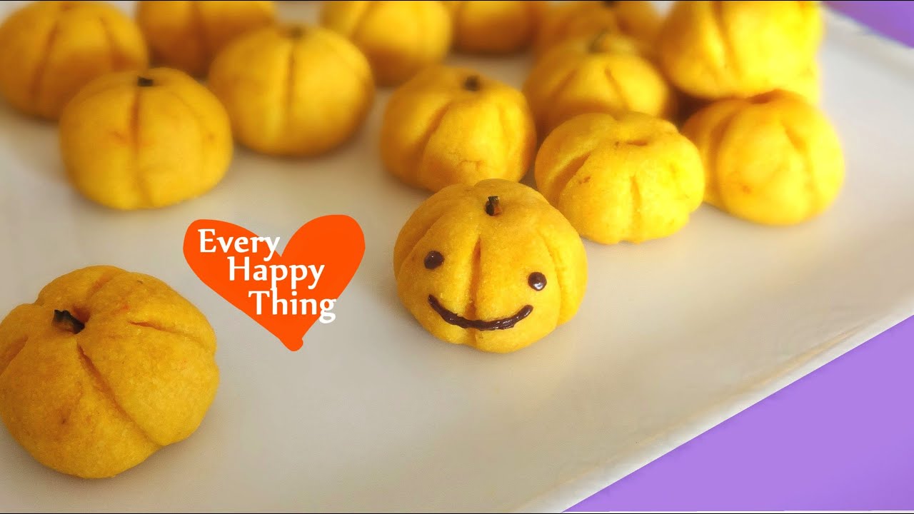 ー Pumpkin Cookies For Halloween かぼちゃクッキーでハロウィン 簡単 Youtube