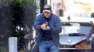 Chris Pratt filming “The Terminal List” in Los Angeles