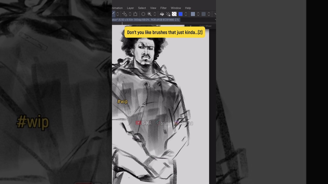 Don’t you like brushes that just kinda… (2) #brushes #wip #digitalart