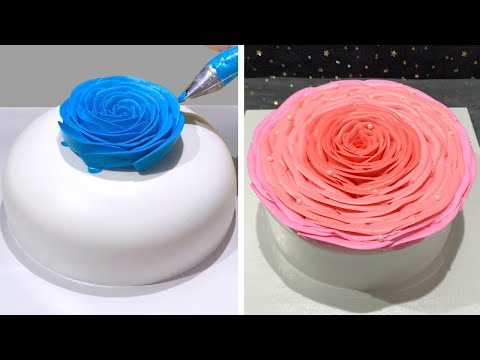 how-to-make-cake-decorating-ideas-for-birthday-😍-quick-chocolate-cake-decorating-tutorials