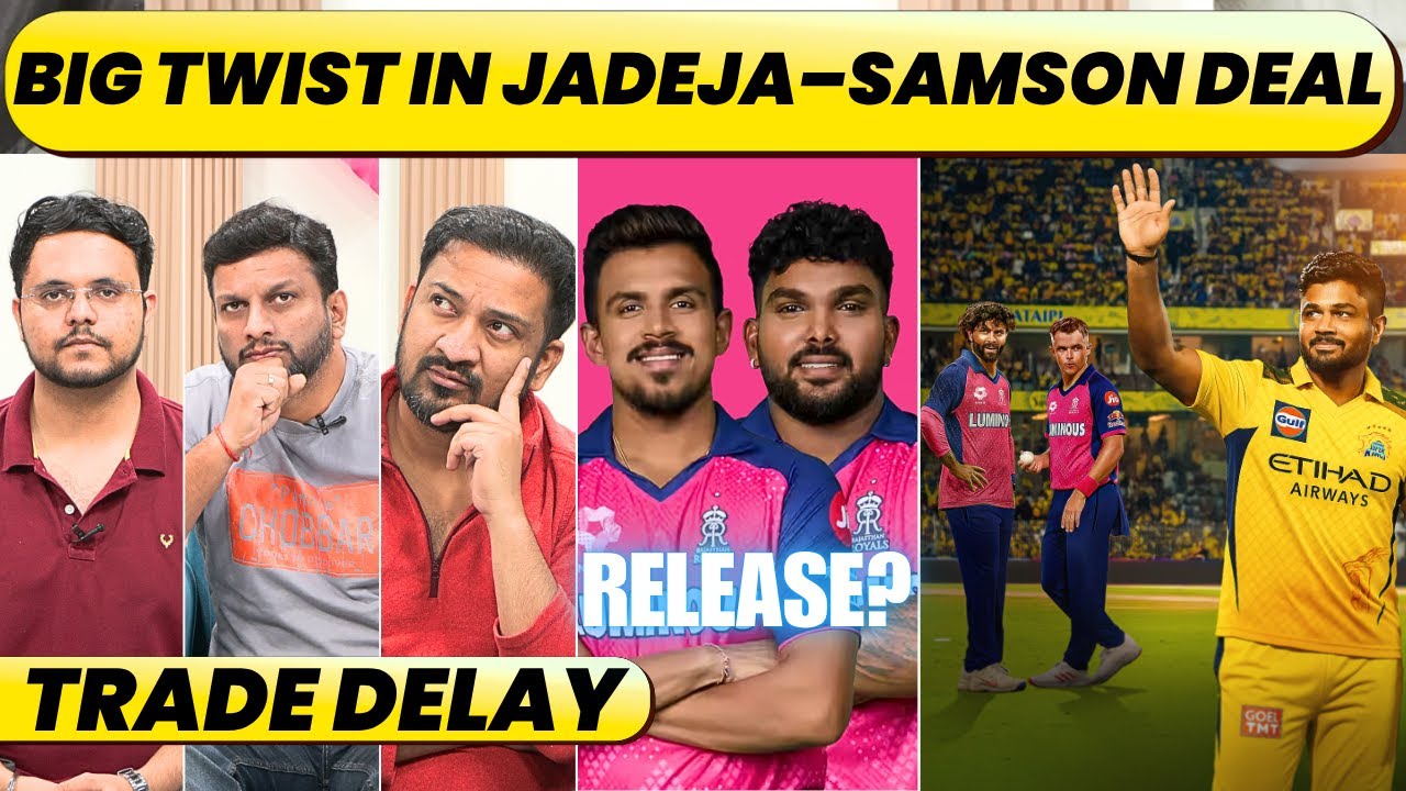 🔴Breaking: Jadeja–Samson Trade in Trouble, RR’s Squad Balance Creates Big Problem