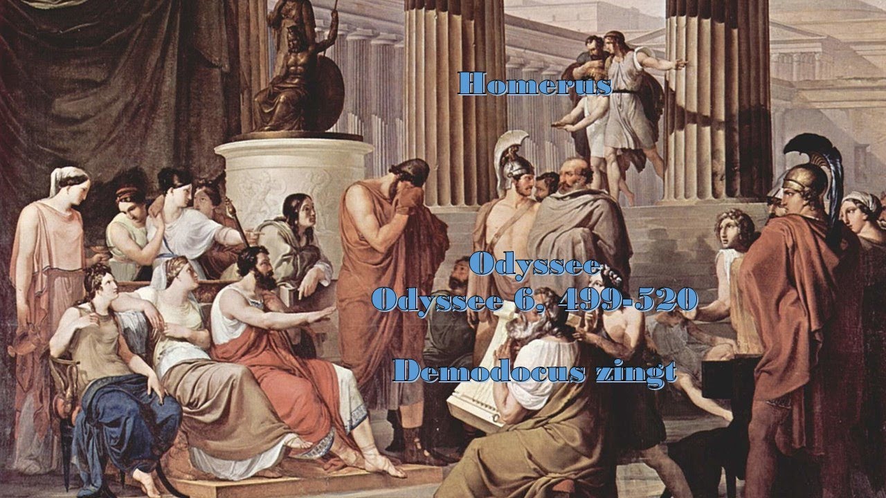 Homerus, Odyssee, Demodocus zingt over de val van Troje - YouTube