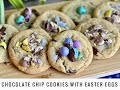 🍪Chocolate Chip Cookies with Easter Eggs🪺