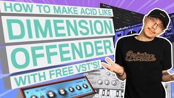 4 FREE VSTS for CRAZY ACID 303!!  | DIMENSION OFFENDER Ableton Tutorial