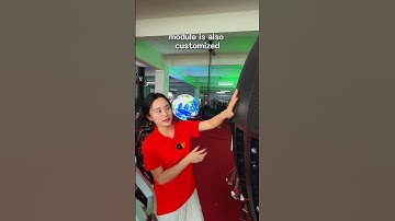 Spherical led screen, size can be customized #led #ledfactory #ledscreen #sphericalscreen