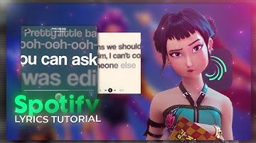 3D TYPOGRAPHY TEXT TUTORIAL[SPOTIFY LYRICS] ON ALIGHT MOTION [+free preset and xml file] #kpopdemon