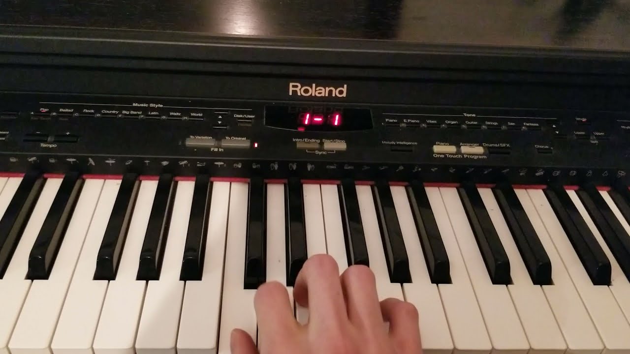 Roland KR-370 fixed - YouTube