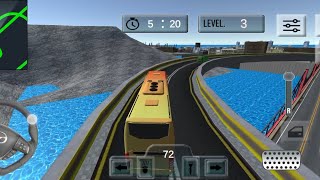 indian uphill Bus simulator 3d gameplay 2023 // Android mobile bus driving game 3d hd graphic screenshot 2