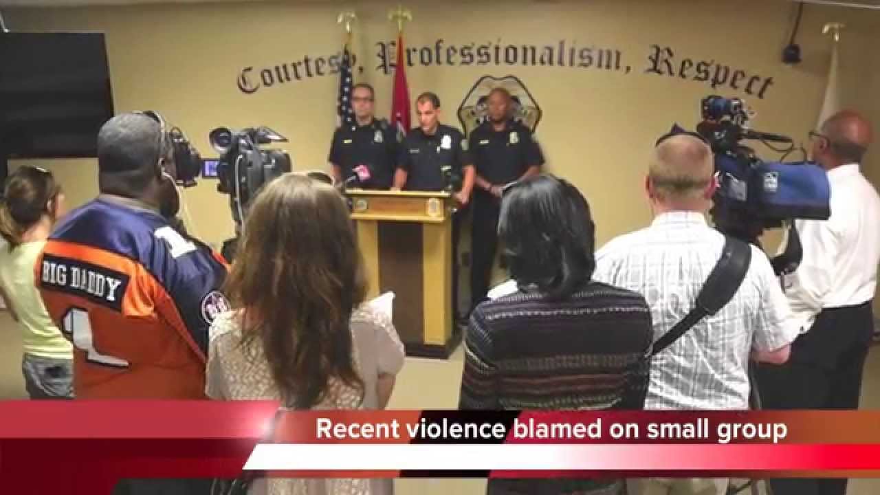chattanooga police shooting Small group responsible for Chattanooga violence, police say