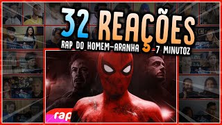 REACT MASHUP | Rap do Homem-Aranha (Longe de Casa) - EU TE AMO MIL MILHÕES | NERD HITS