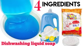 How To Make A Quality Transparent Dishwashing Liquid Soap With Just 3 Ingredients/ DIY Dishwashing..