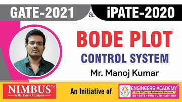 Online Class GATE & iPATE |  Bode Plot | Control System | GATE Exam 2021 | iPATE Exam 2020