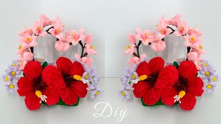 Easy Idea How To Make Heart Flowers From Chenille Stems Diy Valentines Day