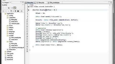Codeigniter Day 16 Displaying and Sorting Tabular Data